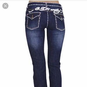 Hardy Ed Hardy Vintage Retro White Stitch